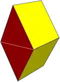 Rhombic prism
