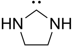 Skeletal formula of dihydroimidazol-2-ylidene