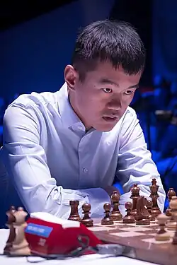 World Champion Ding Liren played on board one for China