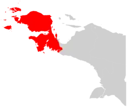 Location of the Diocese of Manokwari-Sorong in the Ecclesiastical Province of Merauke