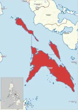Territorial jurisdiction of the Diocese of Masbate