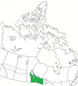 Location of the diocese within the Province of the Northern Lights