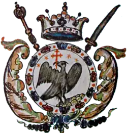 Coat of arms under Dionisie Eclesiarhul (1795)[104]