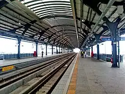 SRT Dark Red Line Platforms