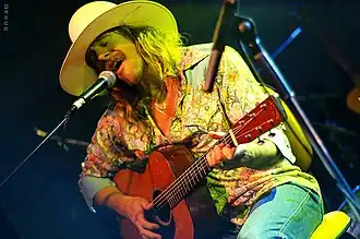 Donavon Frankenreiter on stage