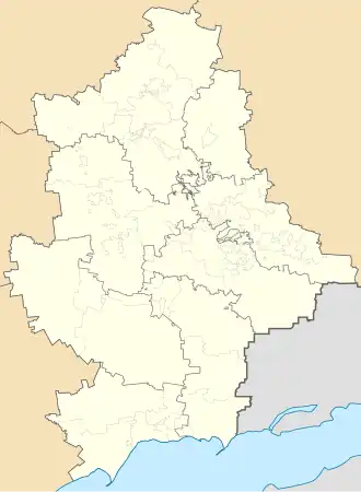 Komar is located in Donetsk Oblast