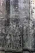 Doorjamb relief in Kalleshvara temple at Ambali
