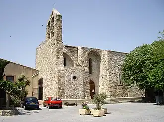 The church in Douzens