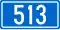 D513 state road shield