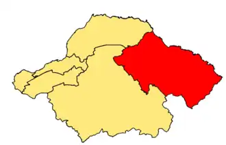 Location of the ward