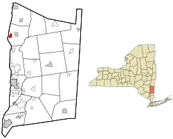 Location of Rhinecliff, New York