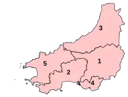 Parliamentary constituencies in Dyfed 2010
