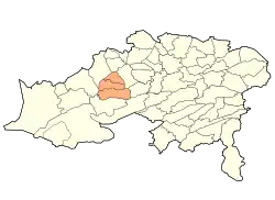 Location within the wilaya of Batna