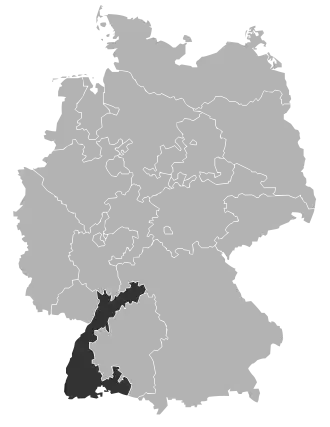 Ambit of the Evangelical Church in Baden