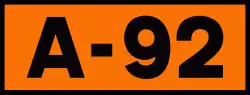 Autovía A-92.svg
