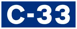 Autopista C-33 shield}}
