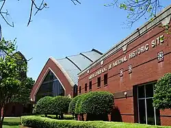 Modern visitor center