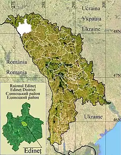 Alexeevca is located in Edineț