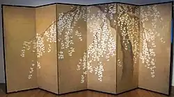 painted screen, Hara Zaimei