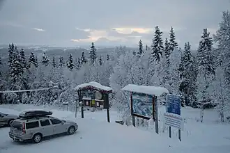 End of road in Edsåsdalen