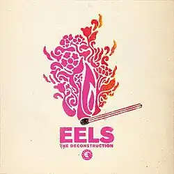 A stylized matchstick