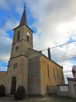 The church in Prévocourt