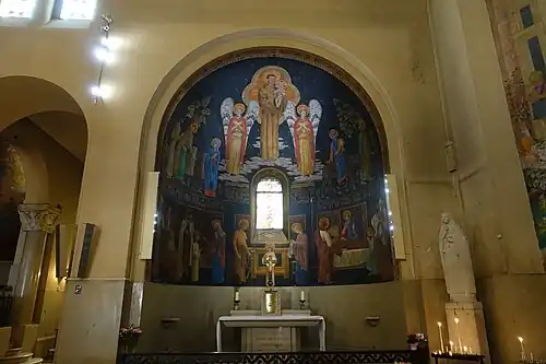 Chapel of Saint Joseph, with painting by Alfred Tondu