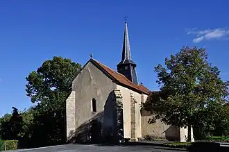 The church in Saint-Dizier-les-Domaines