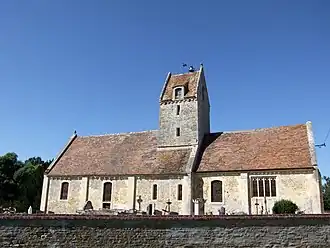 The church in Tassilly