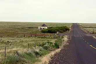 Abandoned building on Oregon Route 206 in Eightmile
