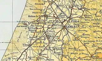 Rehovot 1945 1:250,000