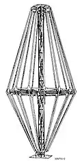 US Navy broadband conical monopole antenna