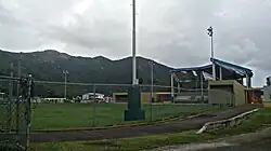 School grounds in Algarrobo in 2020