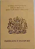 Series B emergency passport