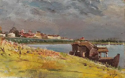 View of the Naviglio (1923)