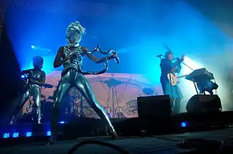 Empire of the Sun performing at Parklife Music Festival in September 2009