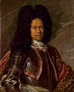 Portrait of a mulatto in armour, c.1680-1730