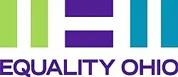 The logo of Equality Ohio