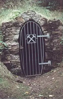 Old adit near Johanngeorgenstadt