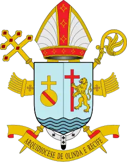 Coat of arms of the Metropolitan Archdiocese of Olinda e Recife