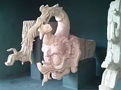 Chaac sculpture