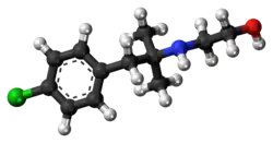 Ball-and-stick model of etolorex