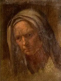 Head of an Old Woman, undated