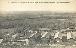 General view of the prisoner of war camp