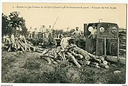 Firewood transport for the steam engines