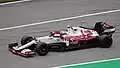 2021: Antonio Giovinazzi driving the Alfa Romeo C41 at the 2021 Austrian Grand Prix.
