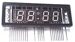 Seven-segment vacuum fluorescent display FUTABA 4-LT-46ZB3