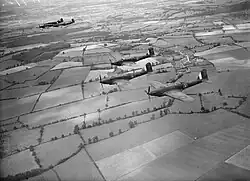 Fairey Battles of No 12 Operational Training Unit (OTU) based at RAF Benson during July 1940