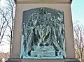 Faith, Hope and Charity on Moorhead Column, Allegheny Cemetery, Pittsburgh, Pennsylvania (1877).