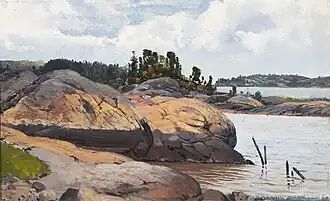 A Rocky Shore in the Archipelago, 1878